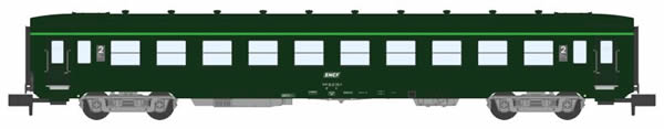 REE Modeles NW-064 - 2nd Class Passenger Coach DEV AO Short